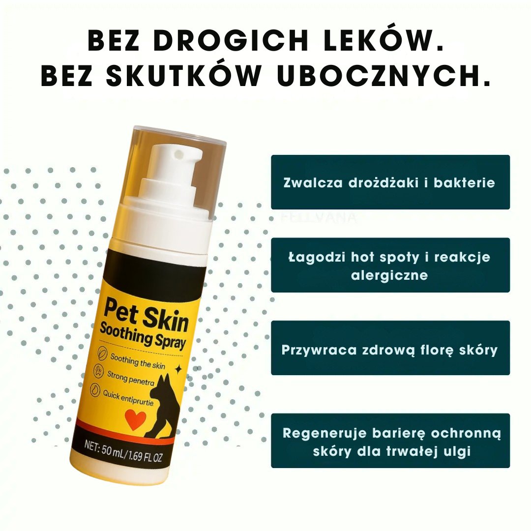 DermaPet® - Zatwierdzony przez weterynarzy spray łagodzący skórę - 1+1 GRATIS