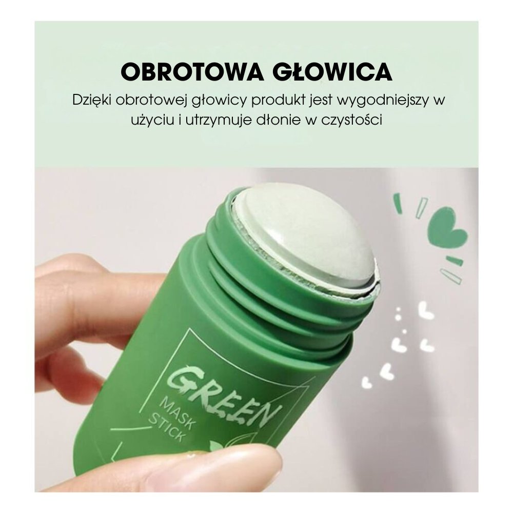 TeaMask® - Głęboko oczyszczająca maska z zieloną herbatą - 1+1 GRATIS