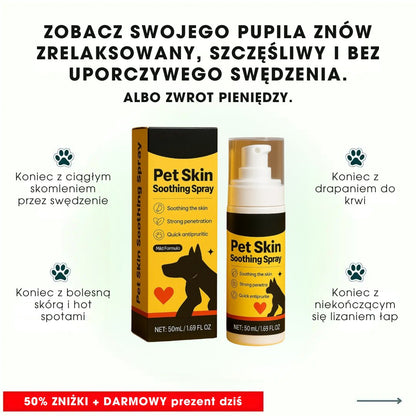 DermaPet® - Zatwierdzony przez weterynarzy spray łagodzący skórę - 1+1 GRATIS
