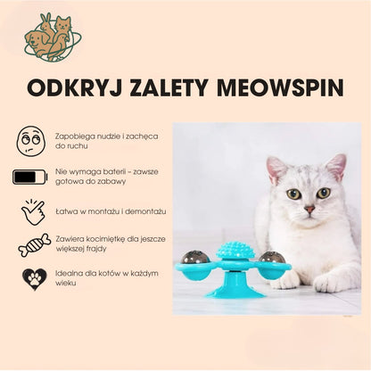 MeowSpin™ - Obrotowe koło dla kota