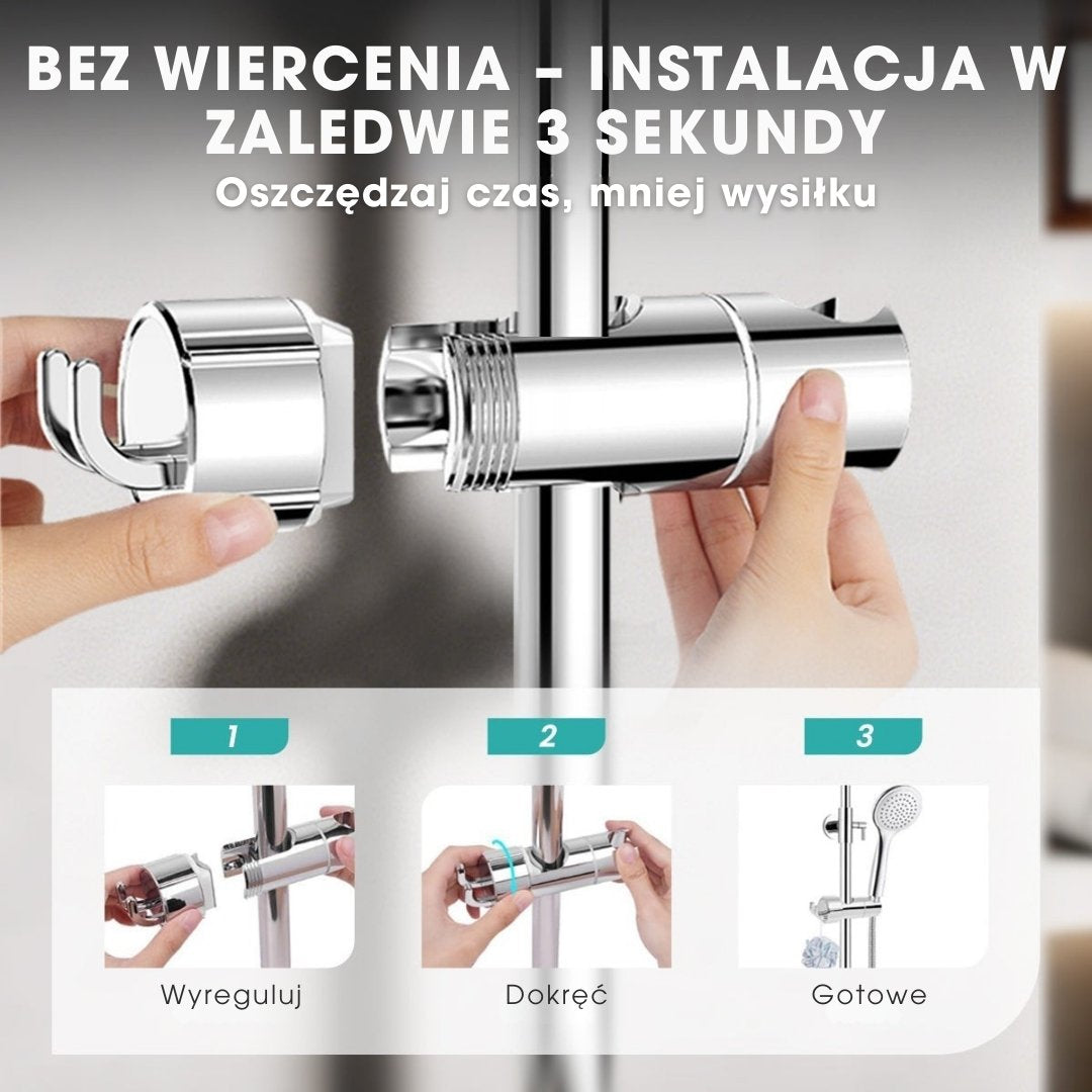 ShowerGrip™ - Uchwyt prysznicowy – montaż w 3 sekundy, bez wiercenia
