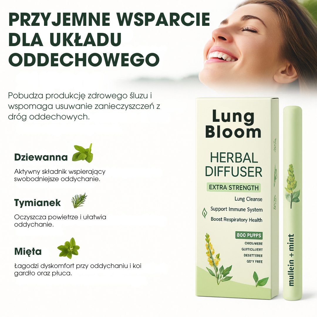 LungBloom™ – Ziołowy dyfuzor roślinny - 1+1 GRATIS