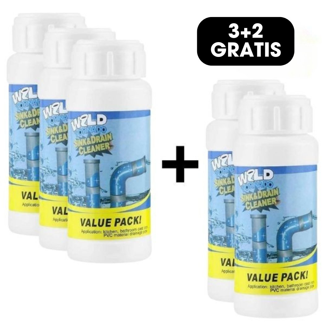 TornadoClean™ – Udrażnia i dezynfekuje w jednym prostym kroku - 2+1 GRATIS