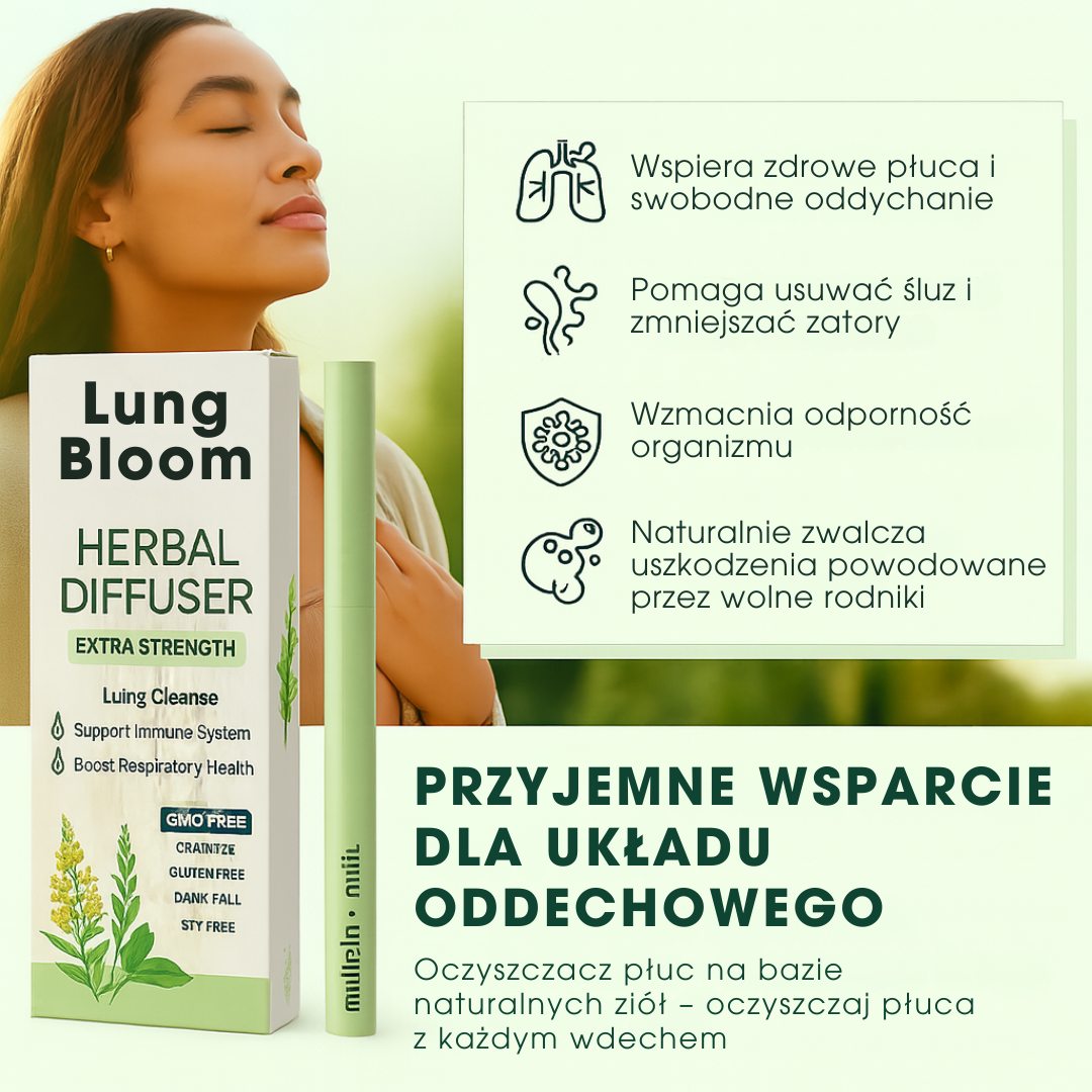 LungBloom™ – Ziołowy dyfuzor roślinny - 1+1 GRATIS