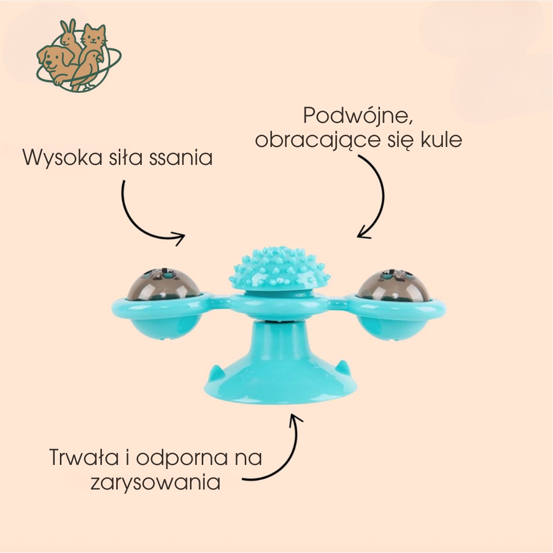 MeowSpin™ - Obrotowe koło dla kota