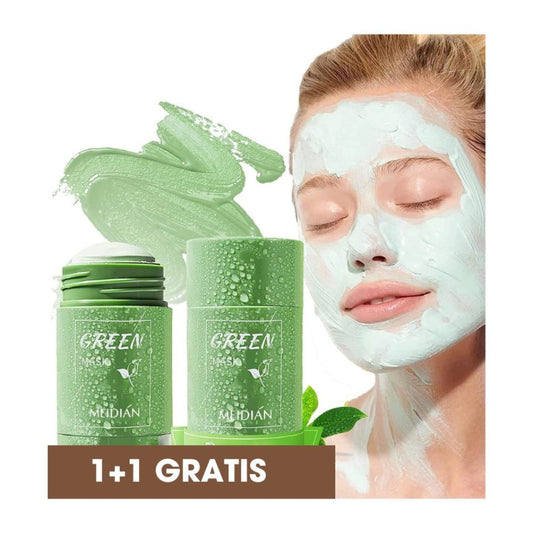TeaMask® - Głęboko oczyszczająca maska z zieloną herbatą - 1+1 GRATIS