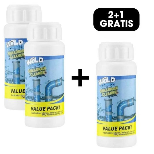 TornadoClean™ – Udrażnia i dezynfekuje w jednym prostym kroku - 2+1 GRATIS