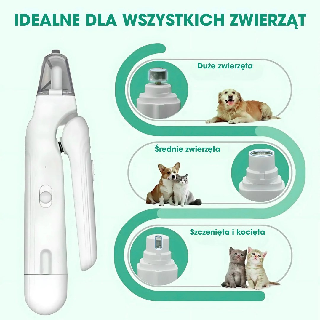 Trimzy™ - 2-w-1 obcinacz i szlifierka do pazurów dla psów i kotów
