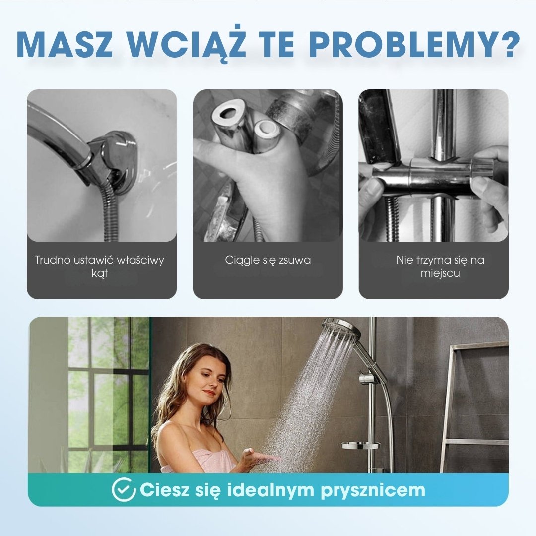 ShowerGrip™ - Uchwyt prysznicowy – montaż w 3 sekundy, bez wiercenia