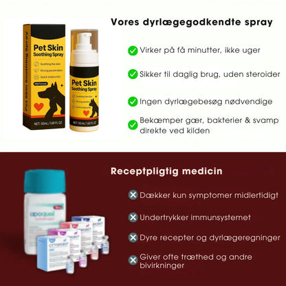 DermaPet® - Zatwierdzony przez weterynarzy spray łagodzący skórę - 1+1 GRATIS
