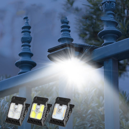 LumoClip™ - Solarna lampa clip z czujnikiem ruchu